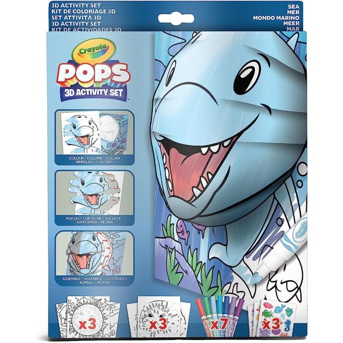 Crayola 3D Pops Set Sea_04-2805