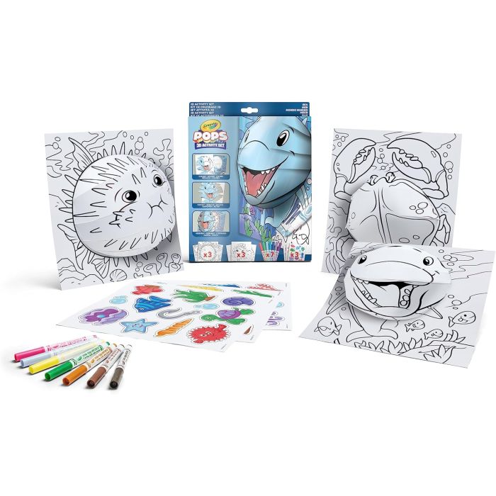 Crayola 3D Pops Set Sea_04-2805