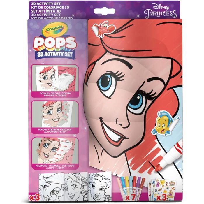 Crayola 3D Pops Set Disney Princess_04-0743