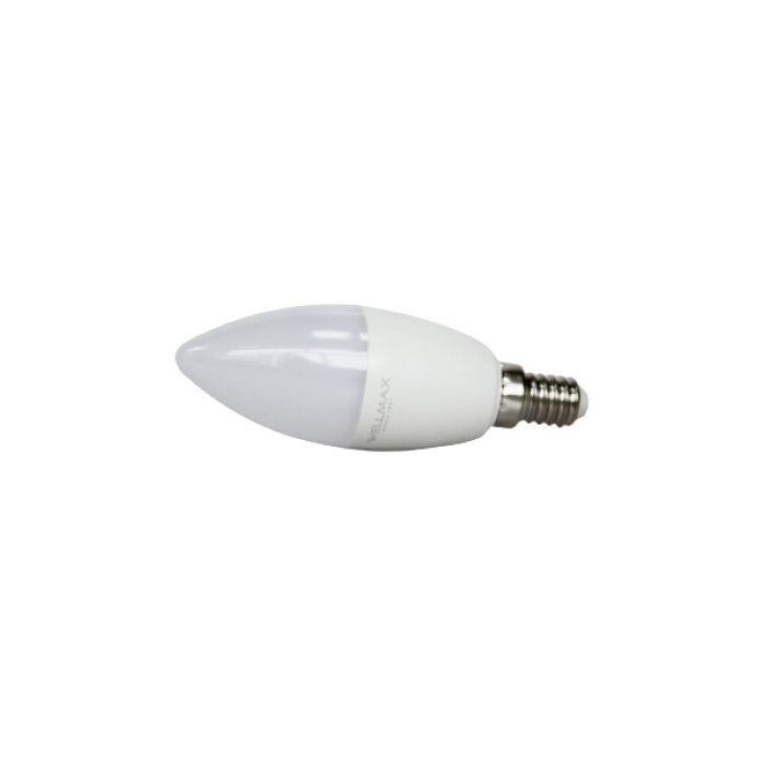 Wellmax LED C37 08W E14 6500K/ 14122