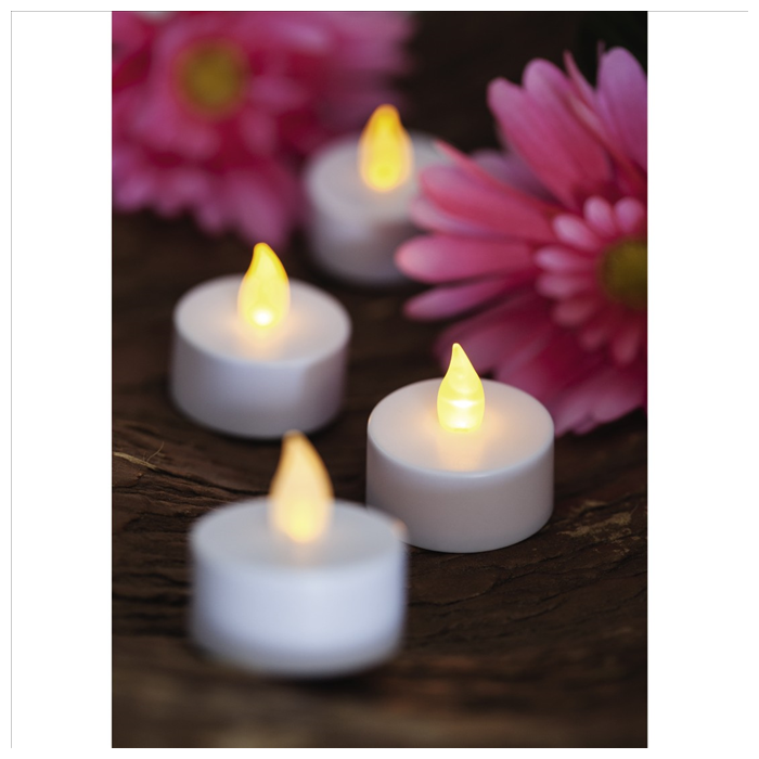 Hama LED Tea Lights,set of 4,white (96014)