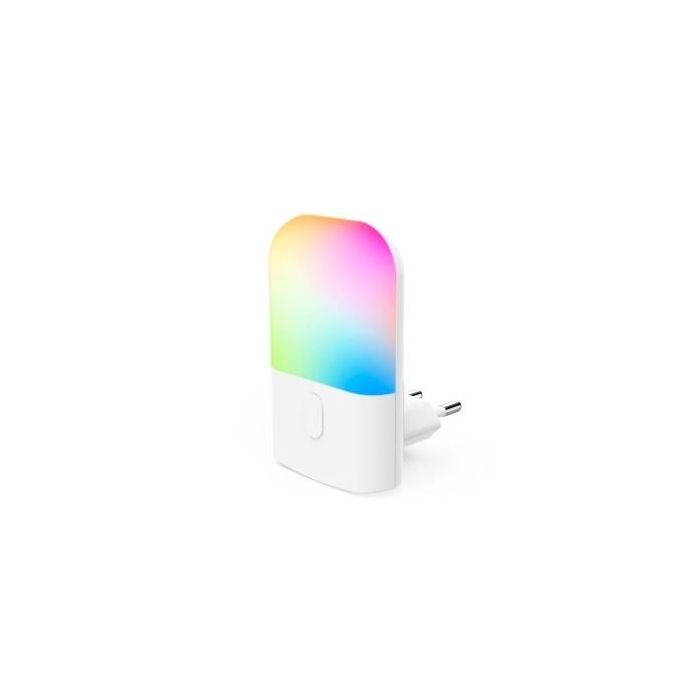 Hama “Color” LED Night Light for Socket, Twilight Sensor, Colour Changing, RGB (223504)