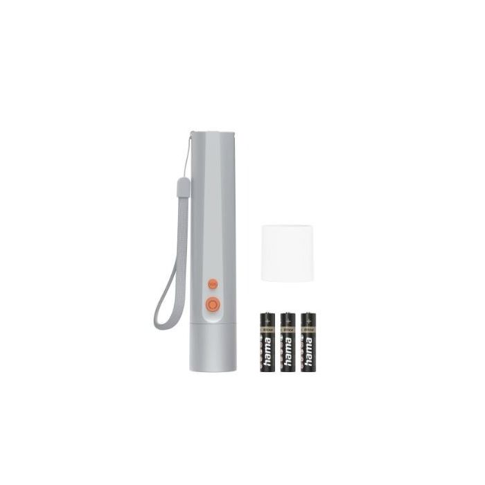 Hama LED torch “FL250”, battery, aluminium, 3 modes + SOS (228602)