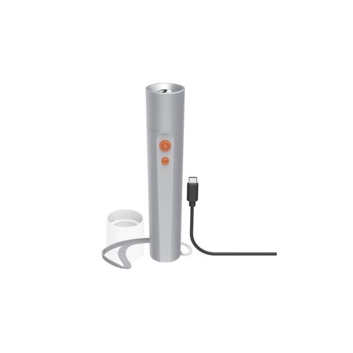 Hama “FL350-C” LED Torch, Rechargeable, Aluminium, 4 Modes + SOS (228603)