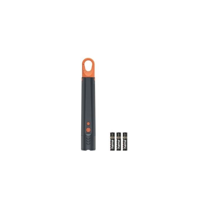 Hama “FLX600” LED Torch, Batteries, Shockproof, Aluminium, 4 Modes+SOS, Zoom (228605)
