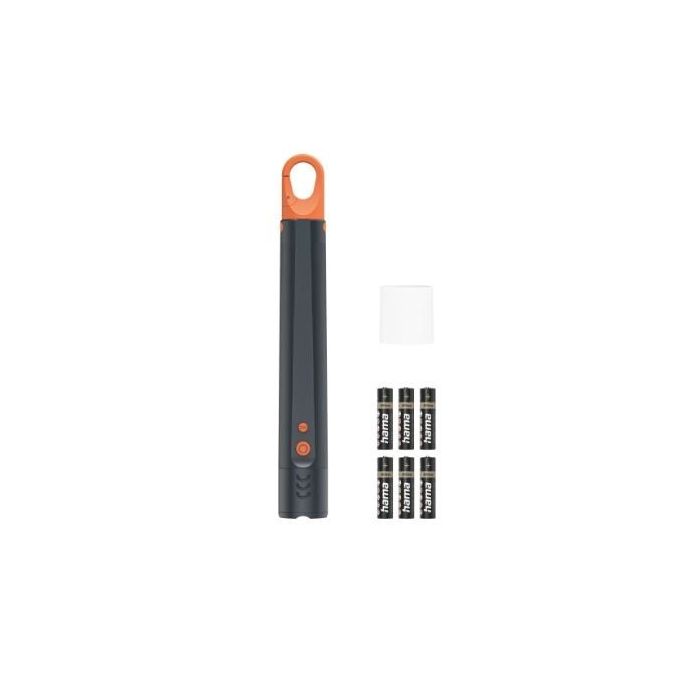 Hama “FLX1000” LED Torch, Batteries, Shockproof, Aluminium, 4 Modes + SOS, Zoom (228606)