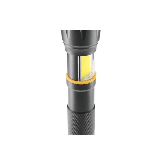 Hama “W200” LED Torch, Batteries, Zoom, COB, Aluminium, 3 Modes (228620)