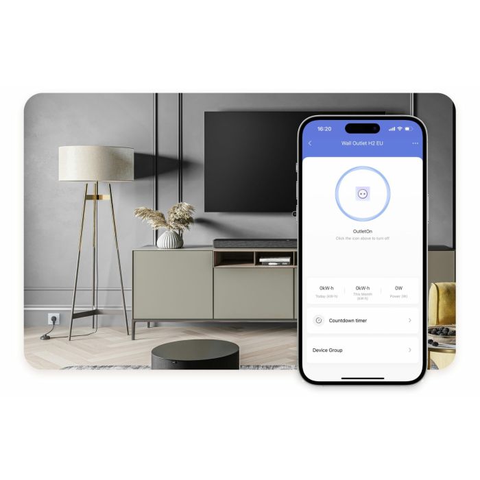 Aqara Smart wall Outlet H2 EU /WP-P01D