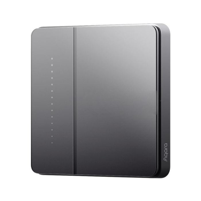 Aqara Smart wall switch 1 Pro Grey (singl rocker) /ZNQBKG42LM_gr