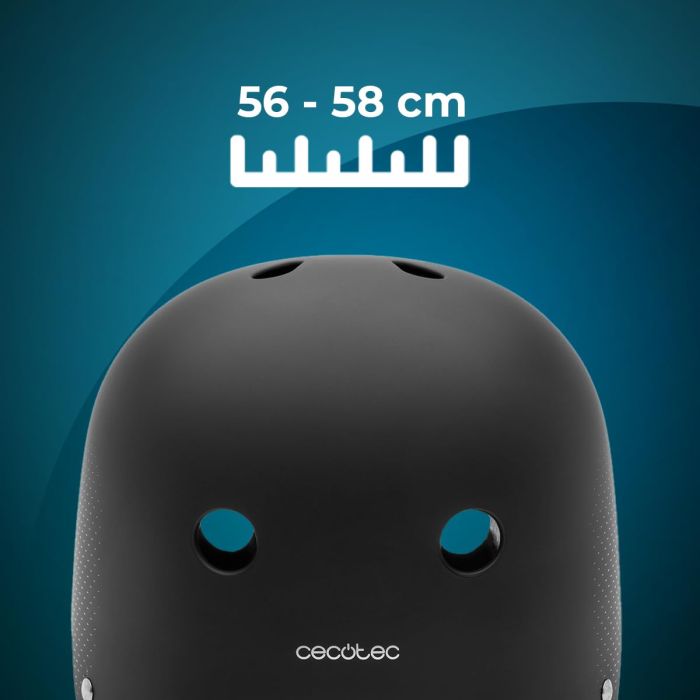 Cecotec 07344 Helmet BrainGuard Urban Black S-M
