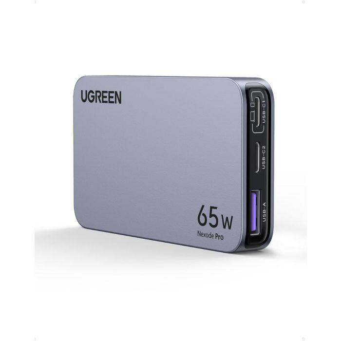 UGREEN 65W Nexode GaN Pro, 3-Port Ultra-Slim Fast Charger USB-A, 2*USB-C /25356