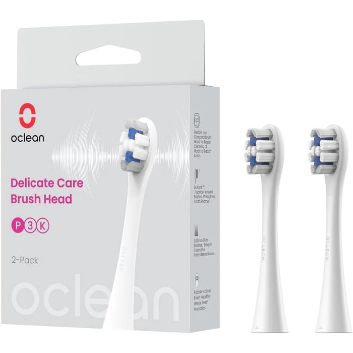 Oclean Delicate Care P3K4 P3K4G replacement x2 (grey)
