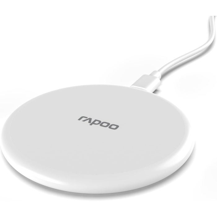 Hama Rapoo "XC105" Wireless Charging Pad, White /217721