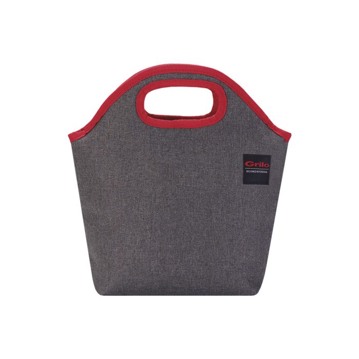 Grilo ST0004 COOLER BAG 6L (20x12x32cm) - GREY/RED