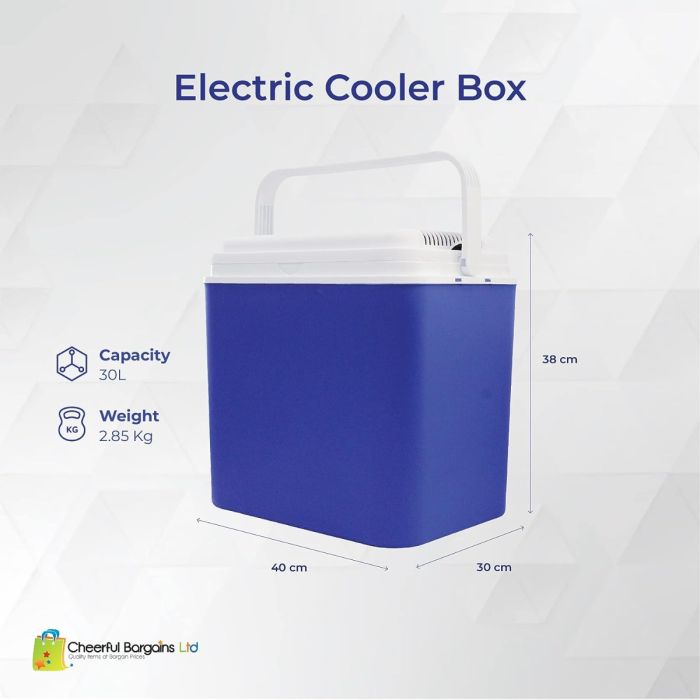 Muhler 1000431 Cooler Box Atlantic 30L 12V Blue
