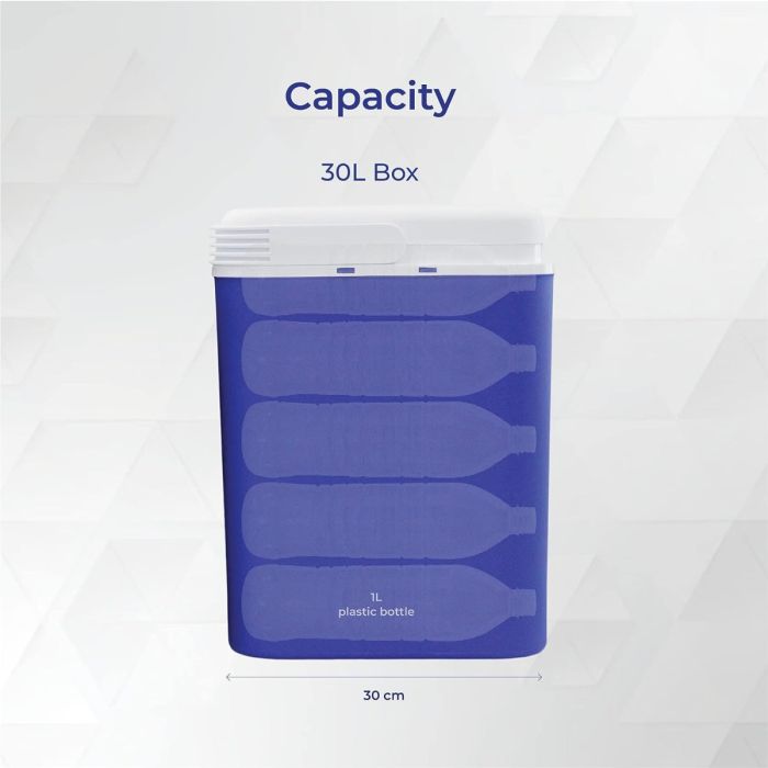 Muhler 1000431 Cooler Box Atlantic 30L 12V Blue