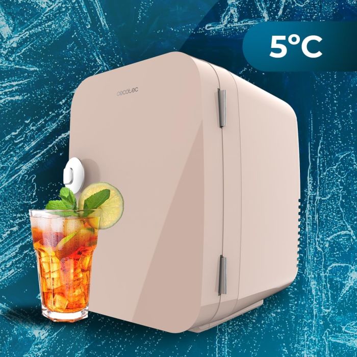 Cecotec 02694 Río Cream retro fridge, 4-litre capacity, 12-220 V