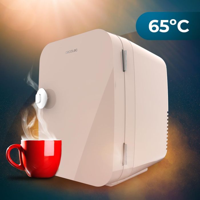 Cecotec 02694 Río Cream retro fridge, 4-litre capacity, 12-220 V