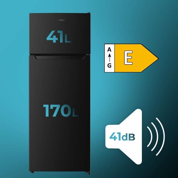 Cecotec 02133 Bolero CoolMarket 2D 211 Black E