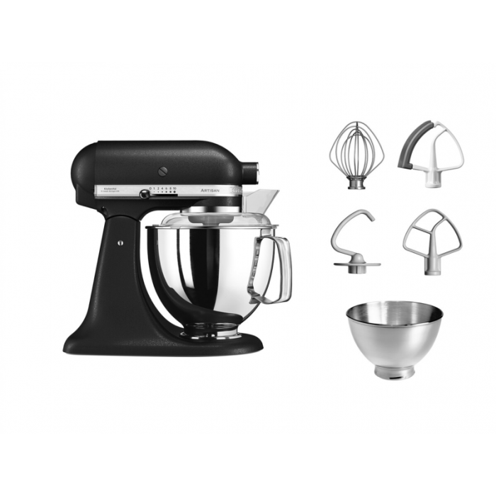 KitchenAid 5KSM175PSEBK Artisan stand mixer cast iron black