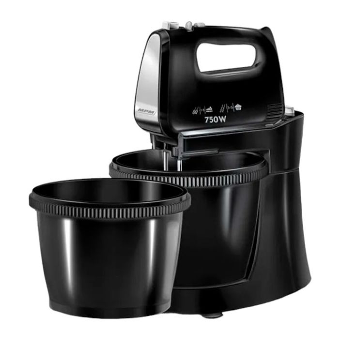MPM MMR-22Z/C Mixer with 2 rotary bowls (black) 750W