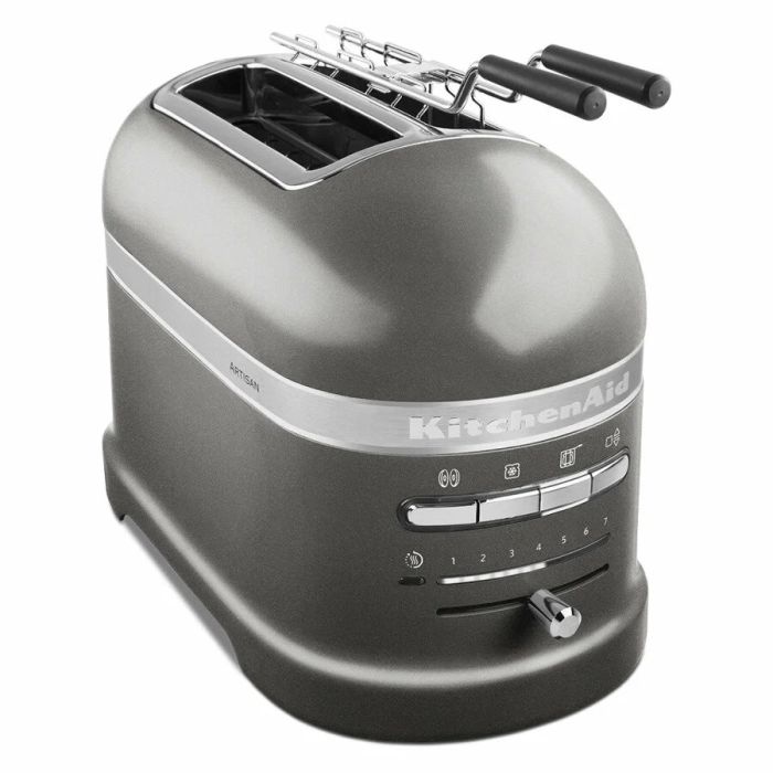 KitchenAid 5KMT2204EMS 2-slot Toaster, Artisan, Medallion Silver