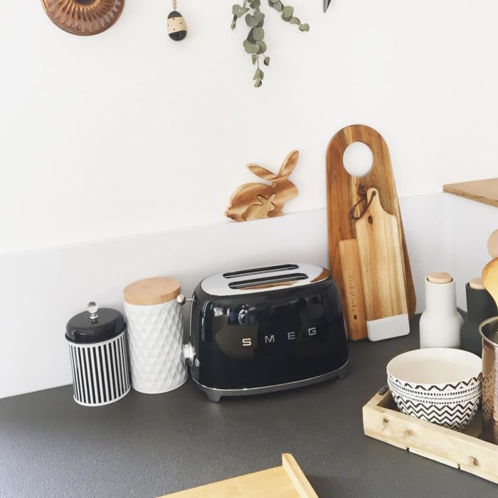 SMEG TSF01BLEU Toaster 2 slice black