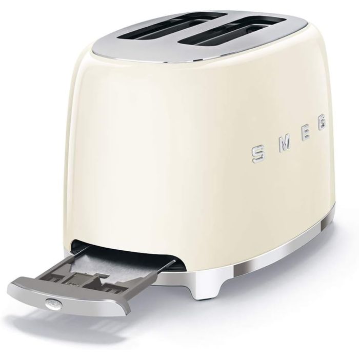 SMEG TSF01CREU Toaster 2 slice cream