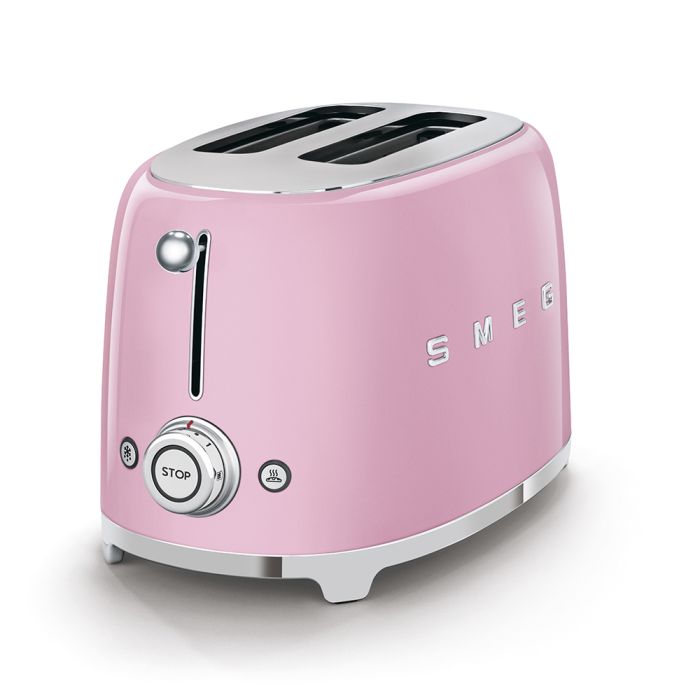 SMEG TSF01PKEU Toaster 2 slice pink