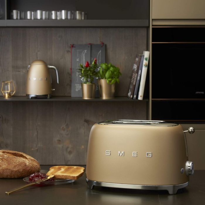 SMEG TSF01CHMEU Toaster champagne