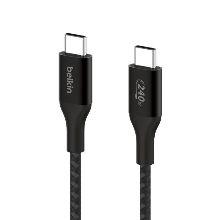 Belkin 240W Usb-C To Usb-C Cable, 1M, Black /CAB015BT1MBK