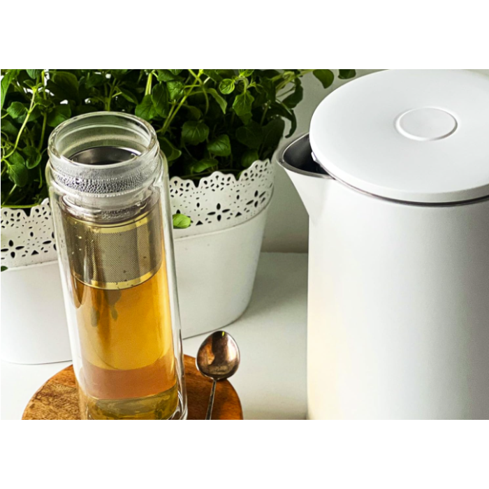 MPM MCZ-105 Double wall kettle /white/
