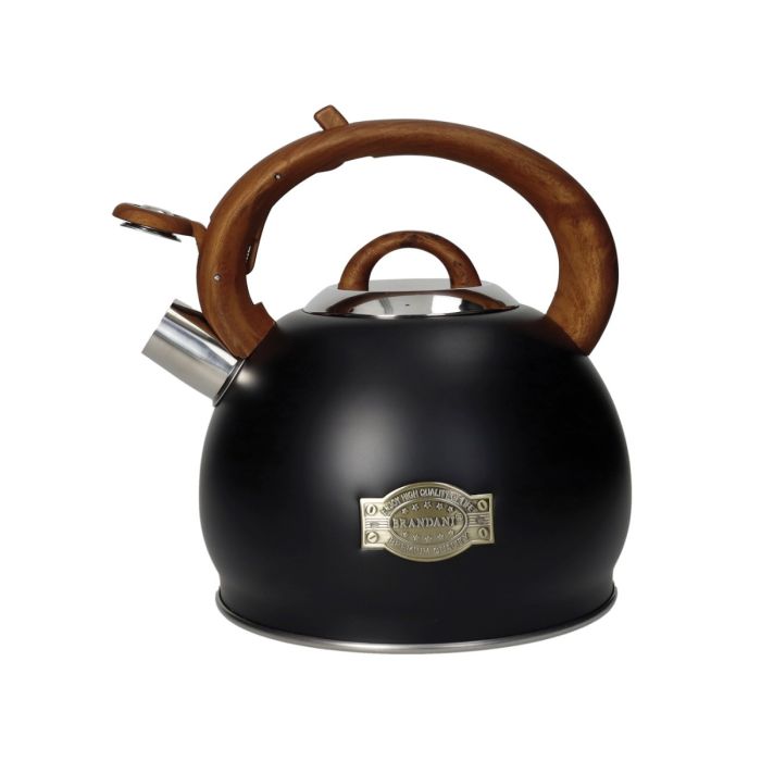 Brandani 59163 kettle stainless steel black 2.7l