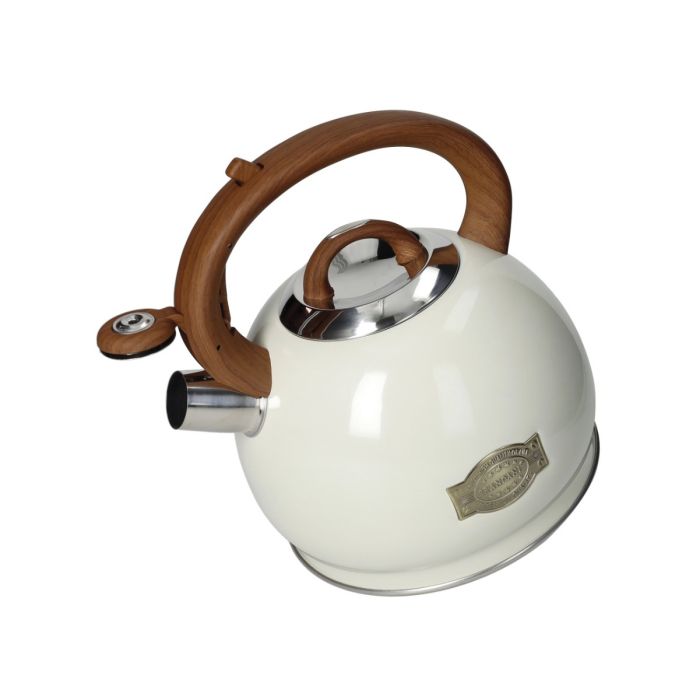 Brandani 59164 kettle stainless steel ivory 2.7l