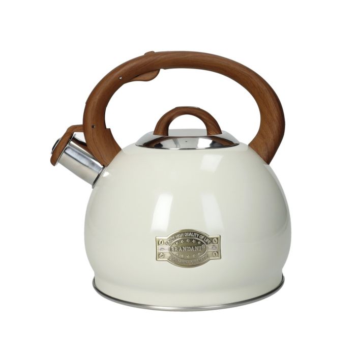 Brandani 59164 kettle stainless steel ivory 2.7l