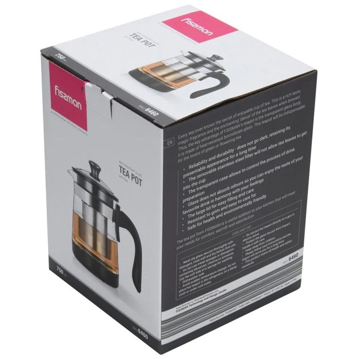 Fissman 6460 Tea press with filter 750ml