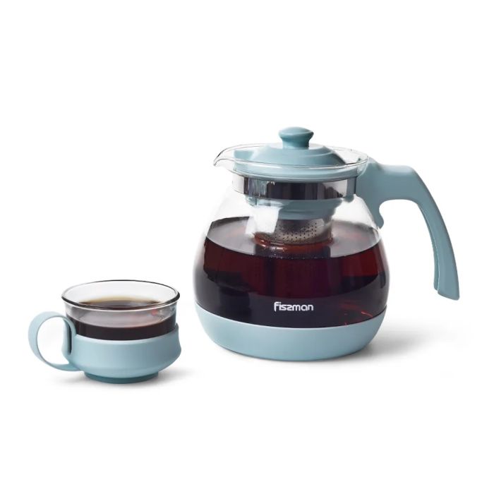 Fissman 6484 tea pot & mugs set 5pcs