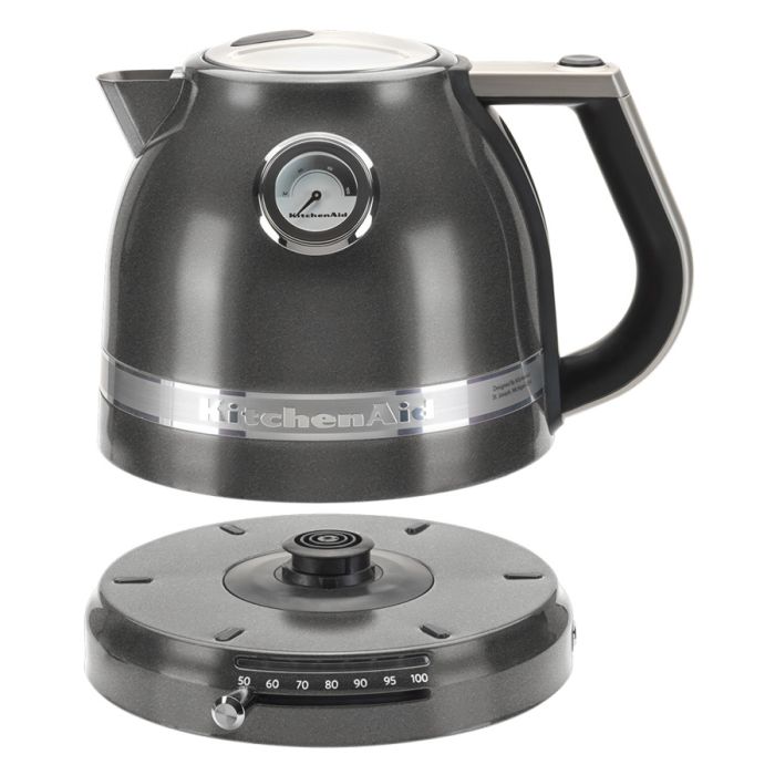 KitchenAid 5KEK1522EMS Electric Kettle Artisan Medallion Silver 1.5l