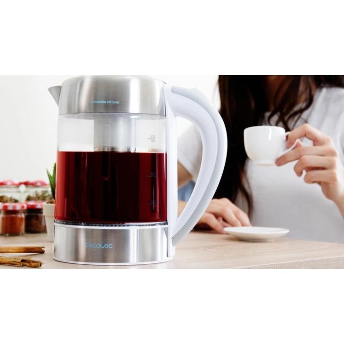 Cecotec 01511 ThermoSense 370 Clear Electric Kettle. 1.7 l