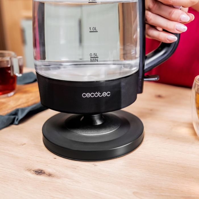 Cecotec 00169 Borosilicate glass kettle ThermoSense 320 1.7L, 2200W