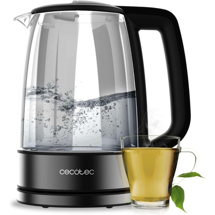 Cecotec 00170 Borosilicate glass kettle ThermoSense 340 1.7L, 2200W