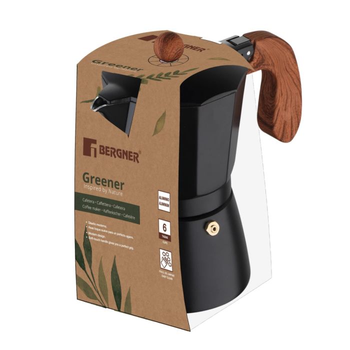 Bergner BG-38202-BK Coffee maker 6cup