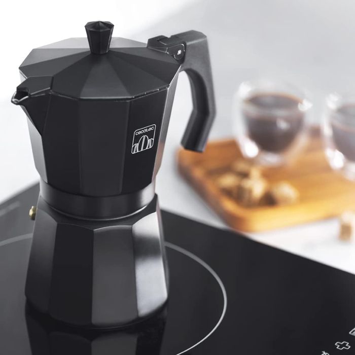 Cecotec 01668 9-coffee Italian coffee maker BLACK