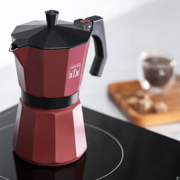 Cecotec 01663 6-coffee Italian coffee maker RED