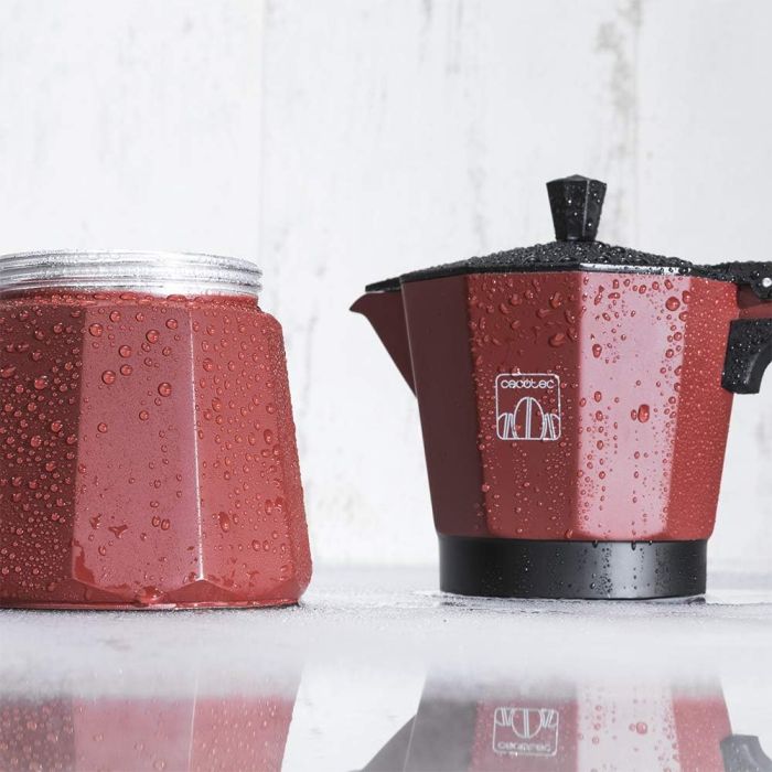 Cecotec 01663 6-coffee Italian coffee maker RED