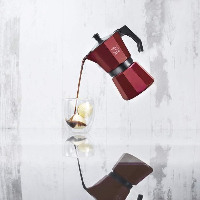 Cecotec 01663 6-coffee Italian coffee maker RED