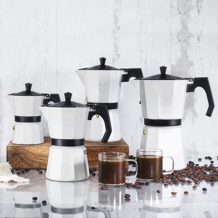 Cecotec 01657 Cafetera Italiana Cumbia Mokclassic 1200 Beige
