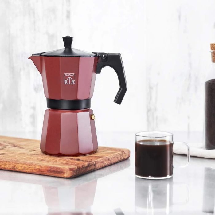 Cecotec 01664 Cafetera Italiana Cumbia Mokclassic 900 Garnet
