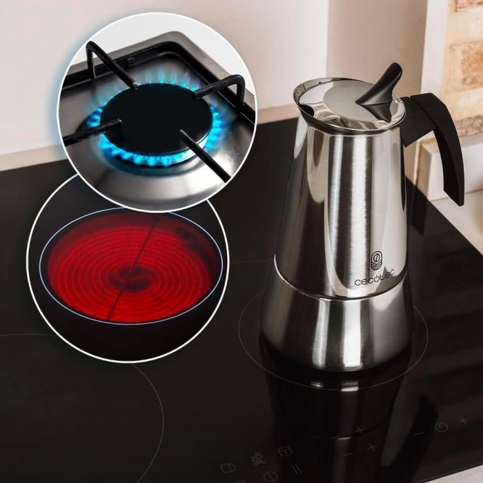 Cecotec 00164 Italian coffee maker Piccolina 200 Gold