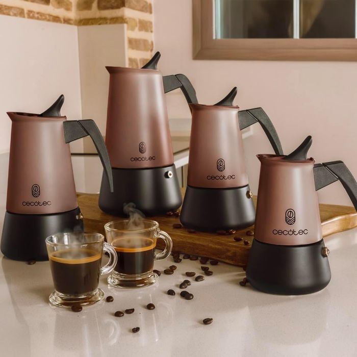 Cecotec 00116 Italian coffee maker Piccolina 400 Bronze